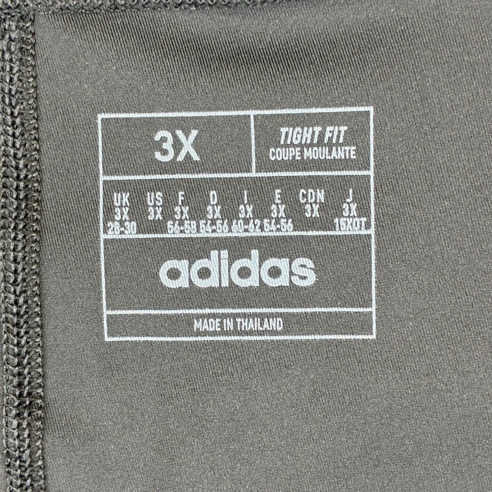 Adidas Womens Shorts 3X Black Biker Aeroready Athletic Gym Workout Plus Size